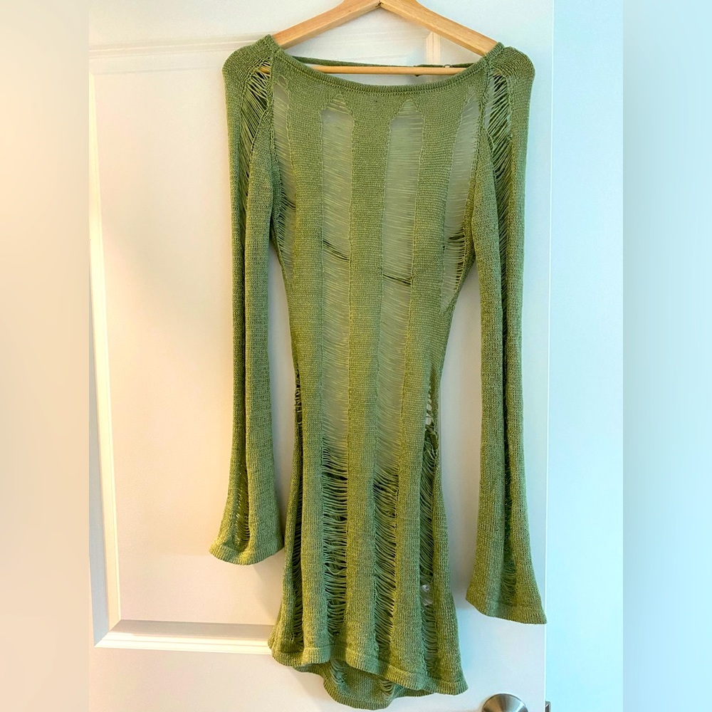 Jaded London Backless Knit dress